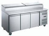 FED-X S/S Three Door Sandwich Counter - XSS7C18S3V