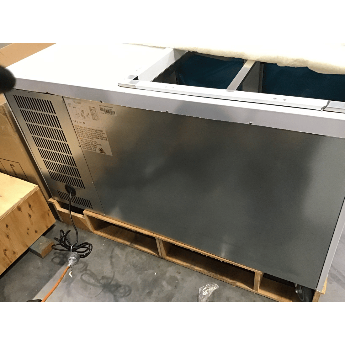 2NDs: Thermaster Two Door Salad Prep Fridge with Curve Glass Top - XTHP2100SALGC-NSW1992