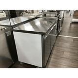 2NDs: FED-X S/S Two Door Bench Fridge - XUB6C13S2V-VIC908