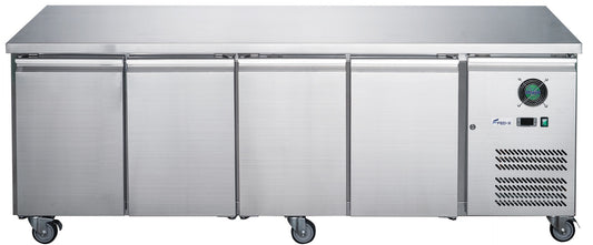 FED-X S/S Four Door Bench Fridge - XUB6C22S4V