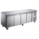 FED-X S/S Four Door Bench Fridge - XUB6C22S4V