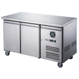 FED-X S/S Two Door Bench Freezer - XUB6F13S2V