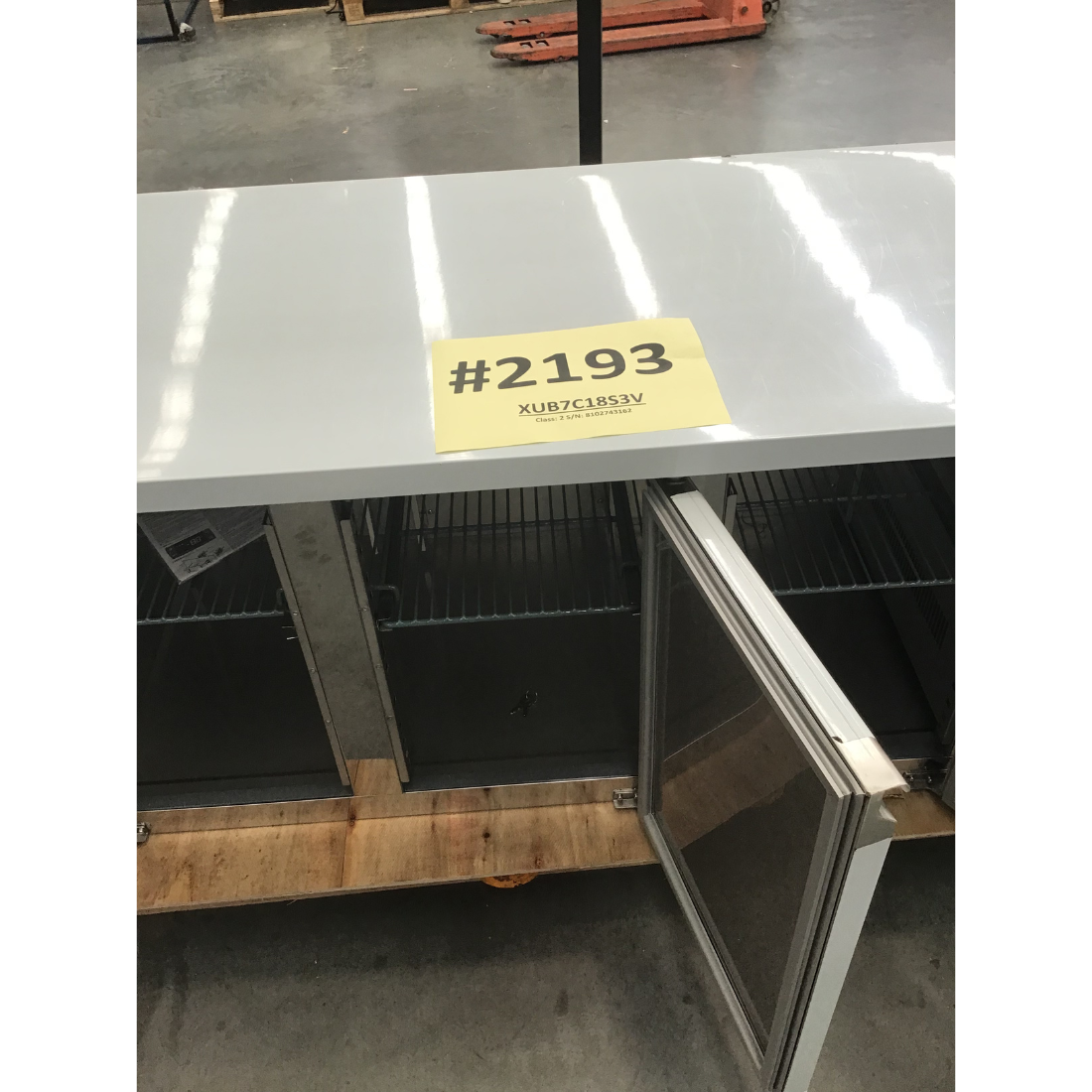 2NDs: FED-X S/S Three Door Bench Fridge - XUB7C18S3V-NSW2193