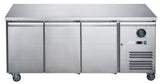 2NDs: FED-X S/S Three Door Bench Fridge - XUB7C18S3V-NSW2174