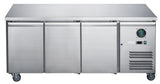 FED-X S/S Three Door Bench Fridge - XUB7C18S3V