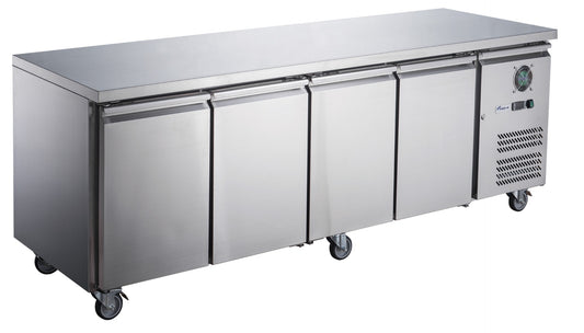 FED-X S/S Four Door Bench Fridge - XUB7C22S4V