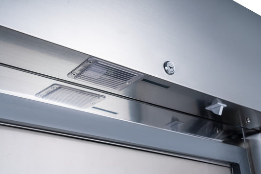 FED-X Press Liner Double Door Upright Freezer with Wi-Fi Controller — XUPF1400