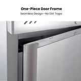 FED-X S/S Two Full Door Upright Fridge - XURC1200SFV