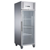 FED-X S/S Full Glass Door Upright Fridge - XURC600G1V