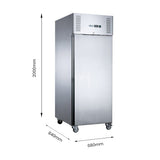 FED-X S/S Single Full Door Upright Fridge - XURC600SFV