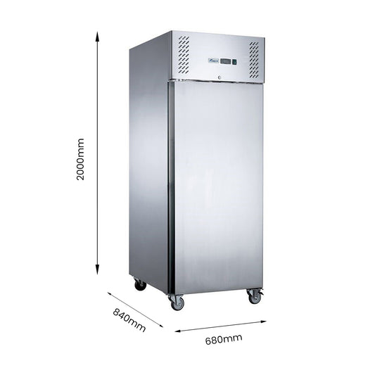 FED-X S/S Single Full Door Upright Freezer - XURF600SFV