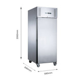 FED-X S/S Single Full Door Upright Fridge - XURC600SFV