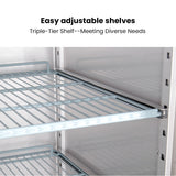 FED-X S/S Single Full Door Upright Fridge - XURC600SFV