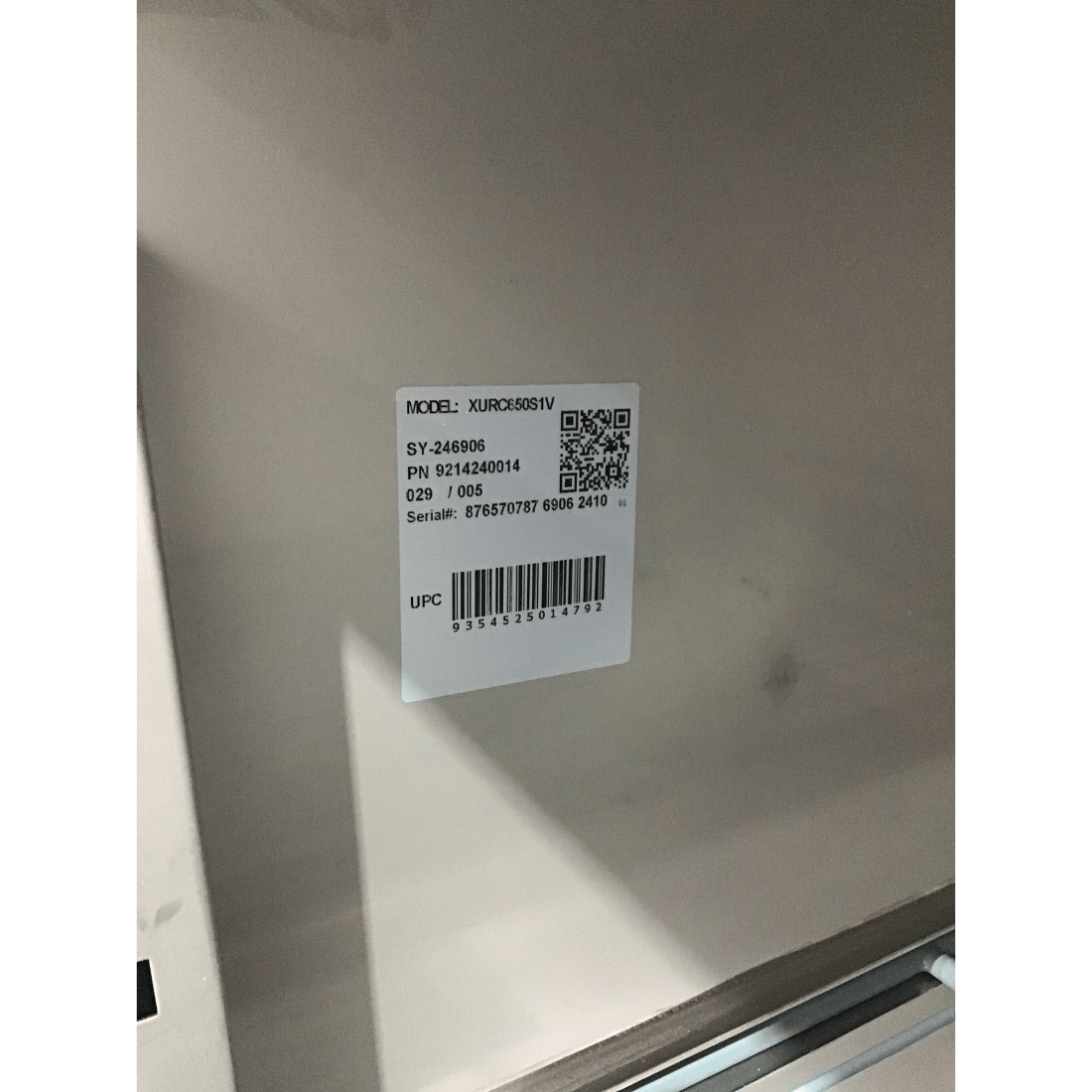 2NDs: FED-X S/S Two Door Upright Fridge - XURC650S1V-QLD341