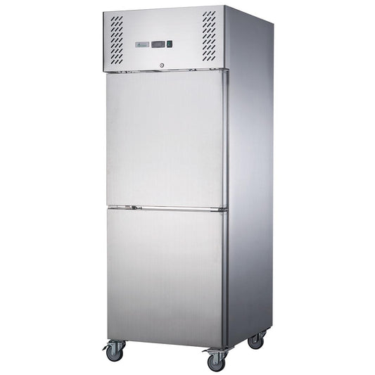 FED-X S/S Two half Door Upright Freezer - XURF600S1V