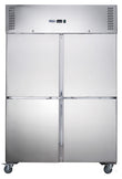 FED-X S/S Four Door Upright Fridge - XURC1200S2V