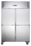 FED-X S/S Split Four-Door Upright Fridge - XURC1200S2V