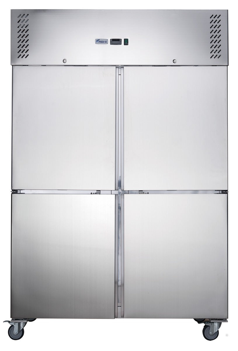 FED-X S/S Four Door Upright Fridge - XURC1410S2V