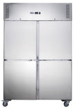 Ex-Showroom: FED-X S/S Four Door Upright Fridge - XURC1410S2V-QLD315