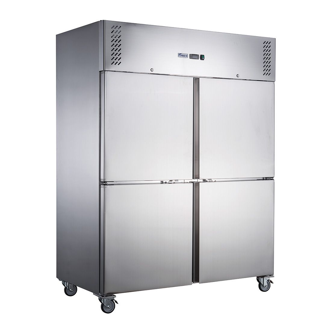 Ex-Showroom: FED-X S/S Split Four-Door Upright Fridge - XURC1200S2V-QLD121
