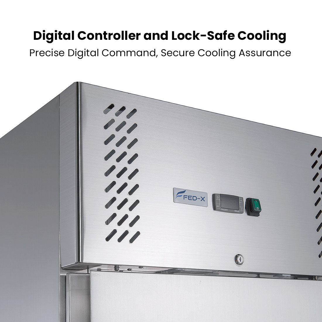 FED-X S/S Four Door Upright Fridge - XURC1410S2V