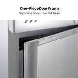 FED-X S/S Split Four-Door Upright Freezer - XURF1410S2V
