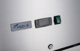 FED-X S/S Full Glass Door Upright Fridge - XURC600G1V