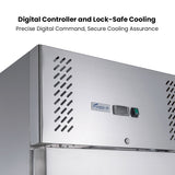 FED-X S/S Two half Door Upright Freezer - XURF600S1V