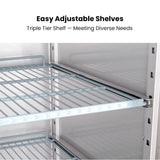 FED-X S/S Split Two-Door Upright Freezer - XURF650S1V