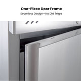 FED-X S/S Split Two-Door Upright Freezer - XURF650S1V