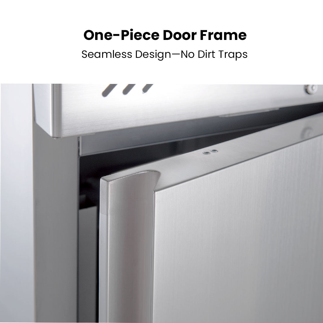 FED-X S/S Split Two-Door Upright Fridge - XURC650S1V