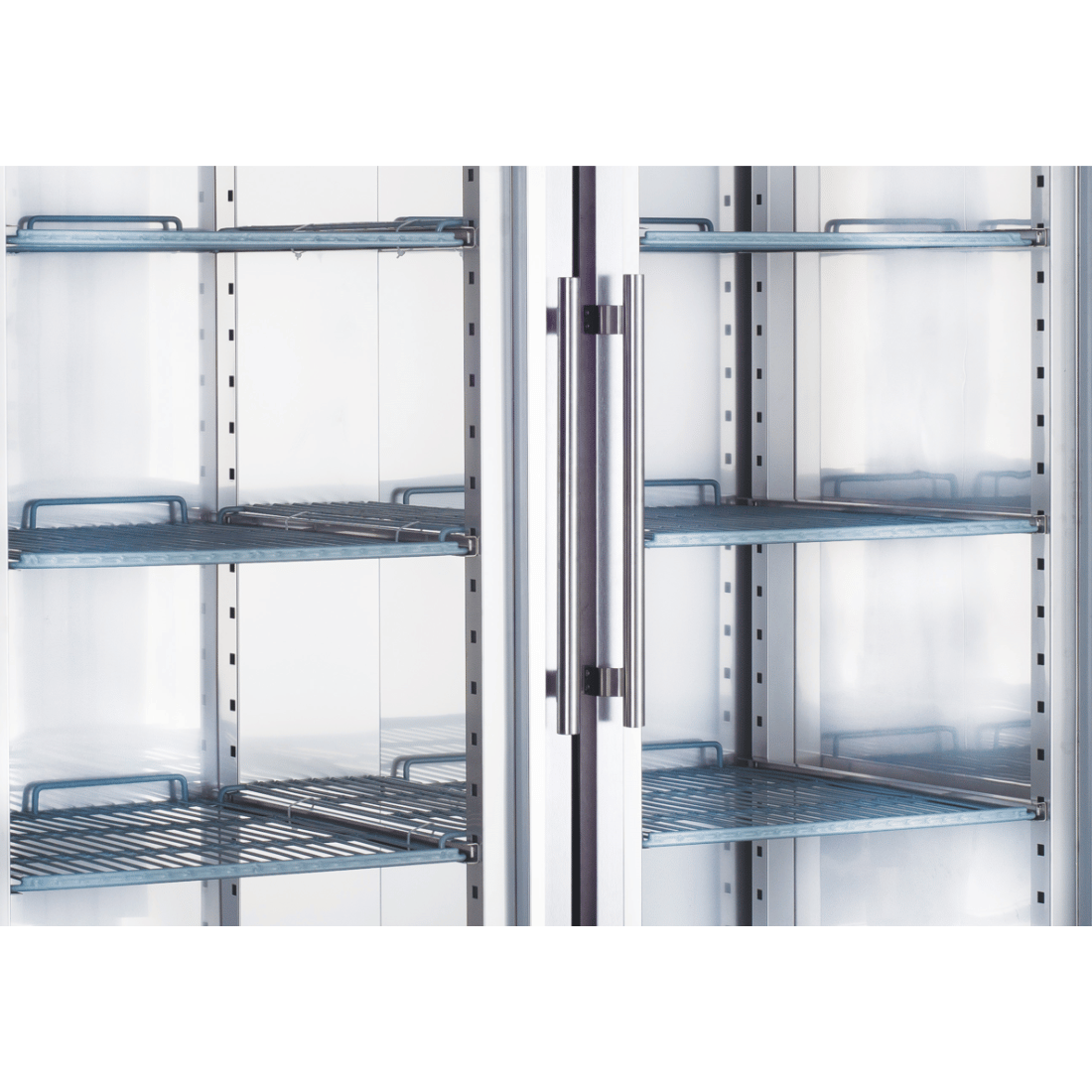 FED-X S/S Two Full Glass Door Upright Freezer - XURF1410G2V