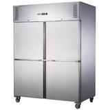 FED-X S/S Four Door Upright Freezer - XURF1410S2V