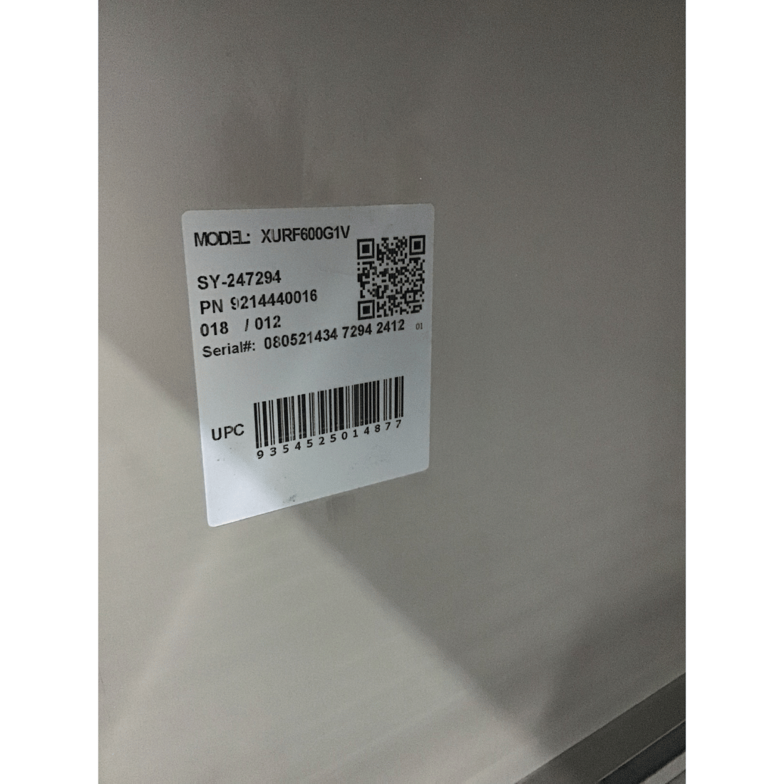 2NDs: FED-X S/S Full Glass Door Upright Freezer - XURF600G1V-QLD340