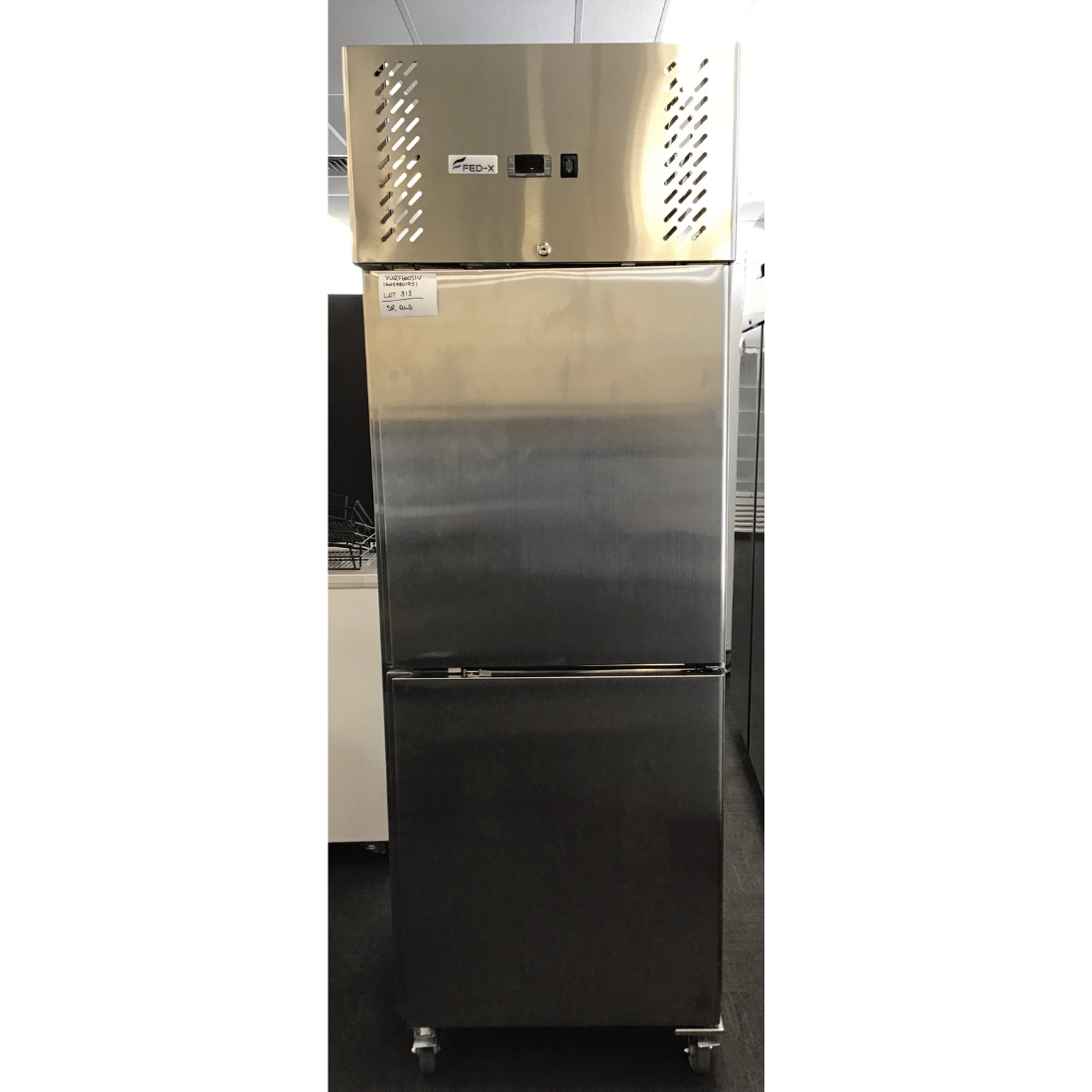 Ex-Showroom: FED-X S/S Two half Door Upright Freezer - XURF600S1V-QLD313
