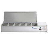 FED-X Salad Bench with Stainless Steel Lid - XVRX1500/380S