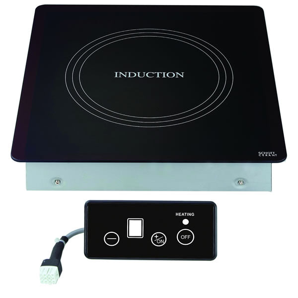 Y2000D Yellow Induction 2000watt Drop In Unit with Remote Control 360mm x 380mm x 100mm 10amp plug