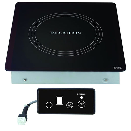 Y2000D Yellow Induction 2000watt Drop In Unit with Remote Control 360mm x 380mm x 100mm 10amp plug