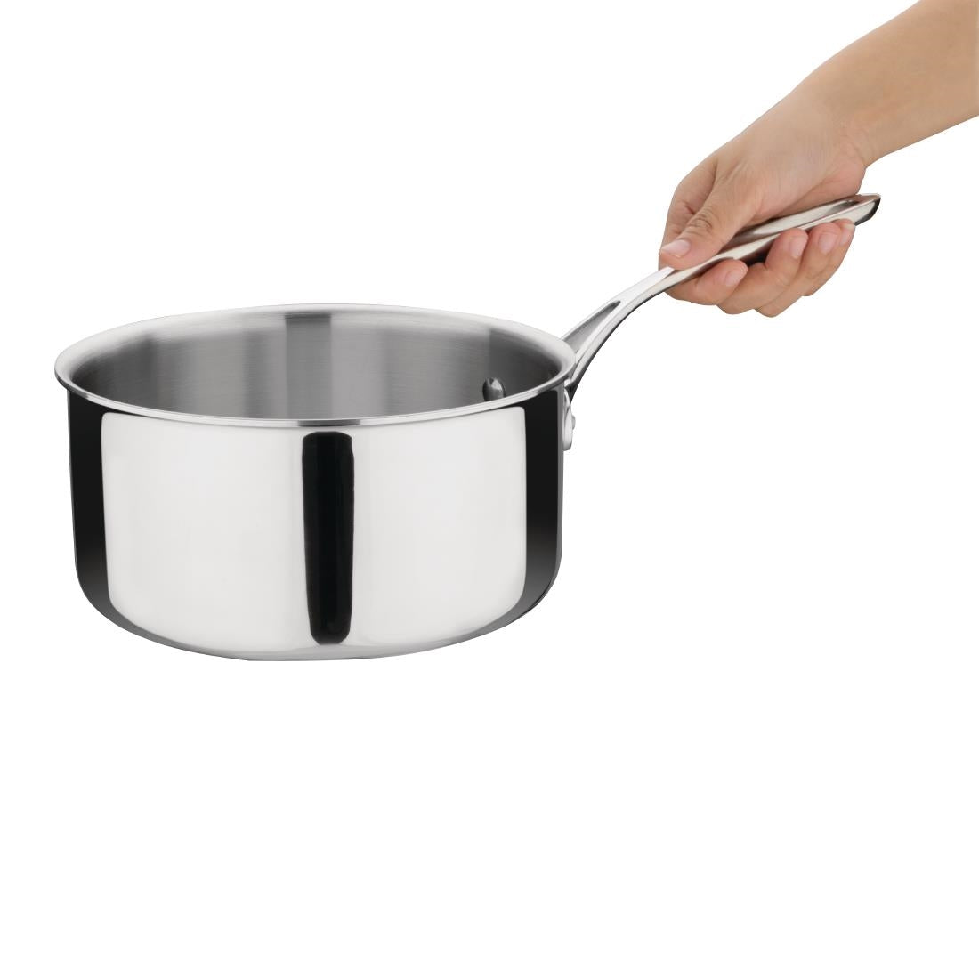 Vogue Tri-wall Saucepan St/St - 200mm 3Ltr 101fl oz