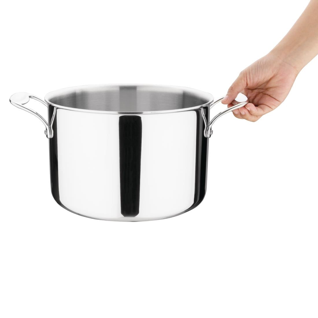 Vogue Tri-wall Stew Pan St/St - 240mm 7Ltr 237fl oz