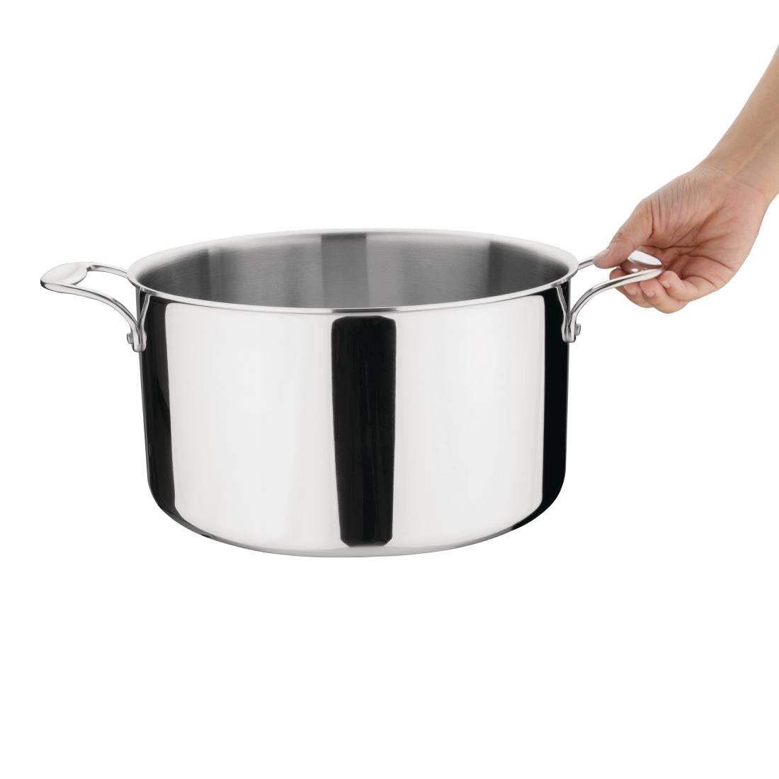 Vogue Tri-wall Stew Pan St/St - 280mm 9 1/2Ltr 321fl oz