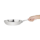 Vogue Tri-wall Fry Pan St/St - 240mm 2Ltr 66fl oz