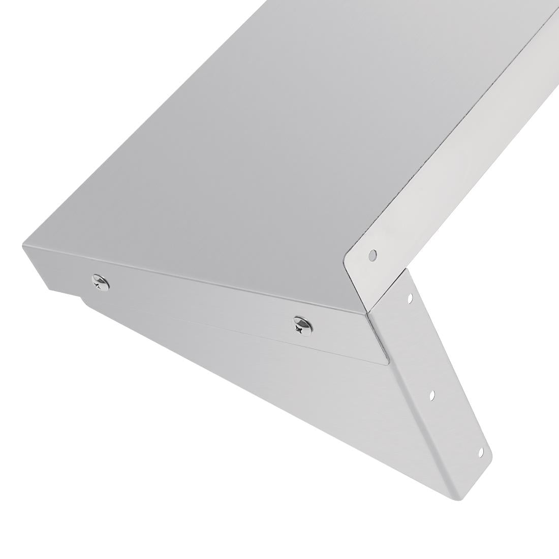 EDLP Vogue Wall Shelf with Brackets St/St - 900x300mm 35 1/2x12"