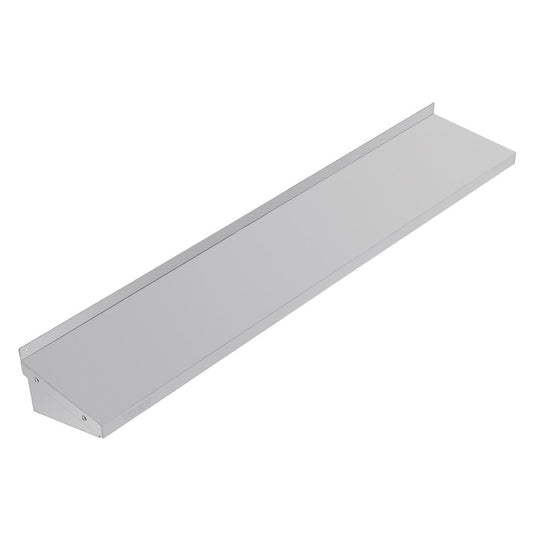 EDLP Vogue Wall Shelf with Brackets St/St - 1500x300mm 59x12"