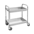 YC-102D - Stainless Steel trolley with 2 shelves