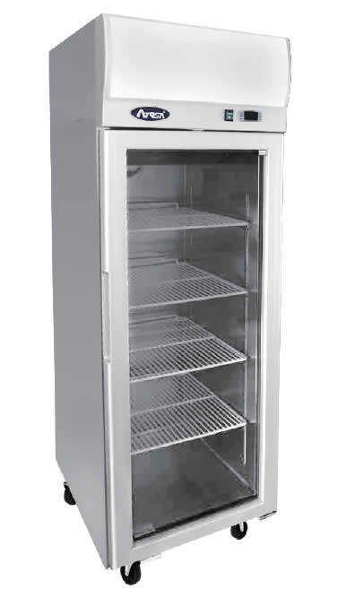 Top Mounted Single Door Glass Fridge YCF9401