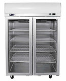 Top Mounted Double Door Glass Freezer YCF9408