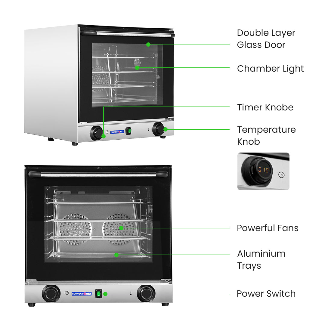 Convect Max Digital Convection Oven YXD-1DI