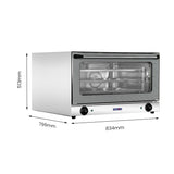 ConvectMax Heavy Duty Stainless Steel 240V/15A Convection Oven YXD-8A-3E