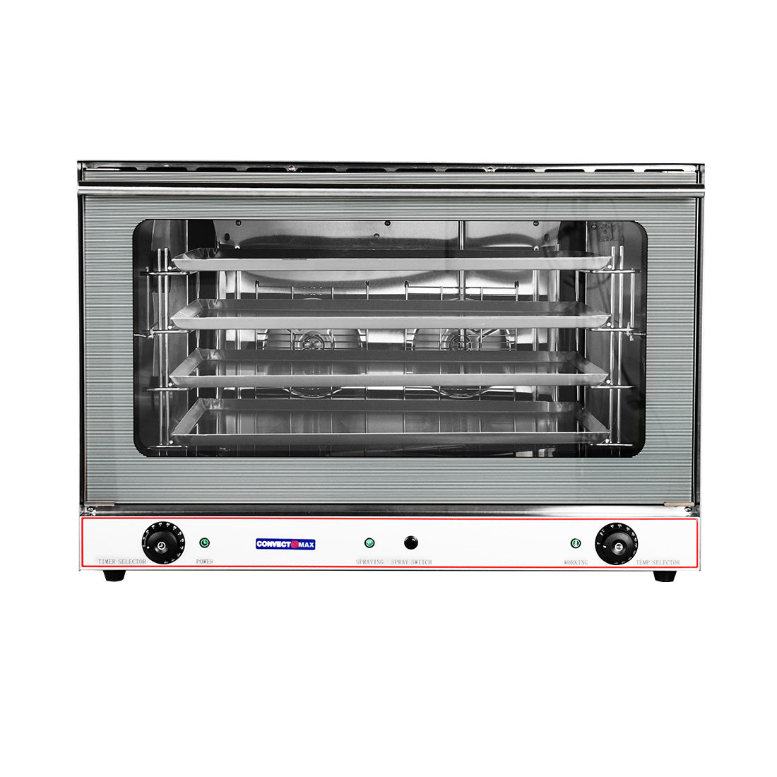 ConvectMax Heavy Duty Stainless Steel Convection Oven w/ Press Button Steam YXD-8A/15E